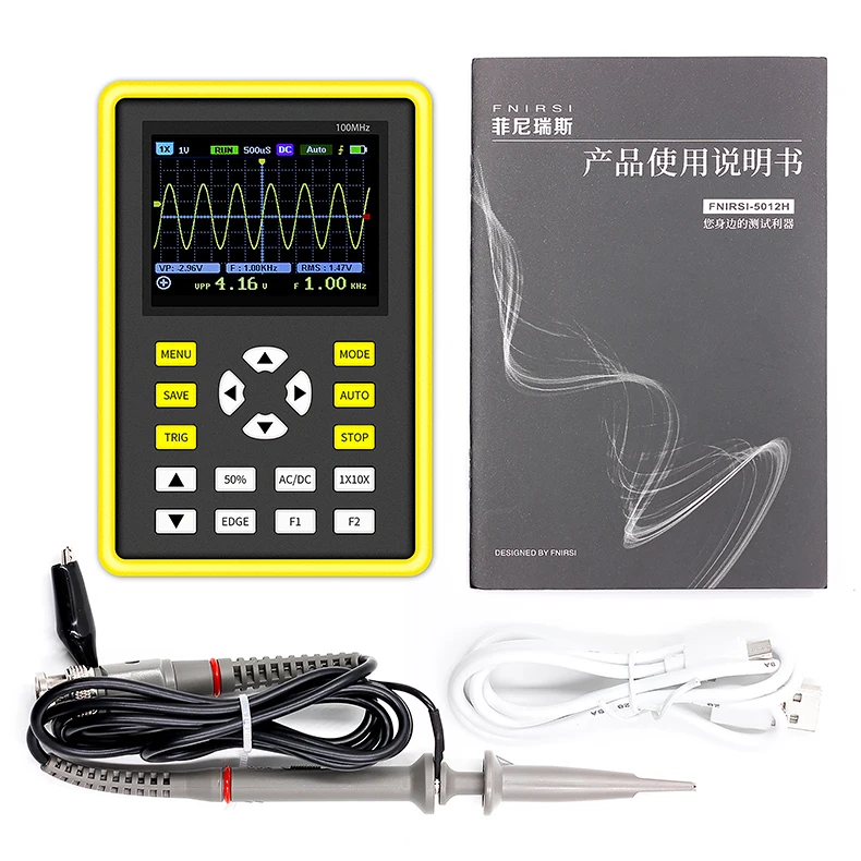 

Цифровой фотоосциллограф, компактный осциллограф с частотой 100 МГц и частотой дискретизации 500 мс