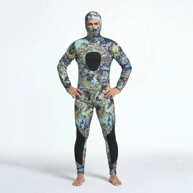 Diving suit neoprene 3mm men pesca diving spearfishing wetsuit surf snorkel swimsuit Split Suits Combination wetsuit(MY047 | Спорт и