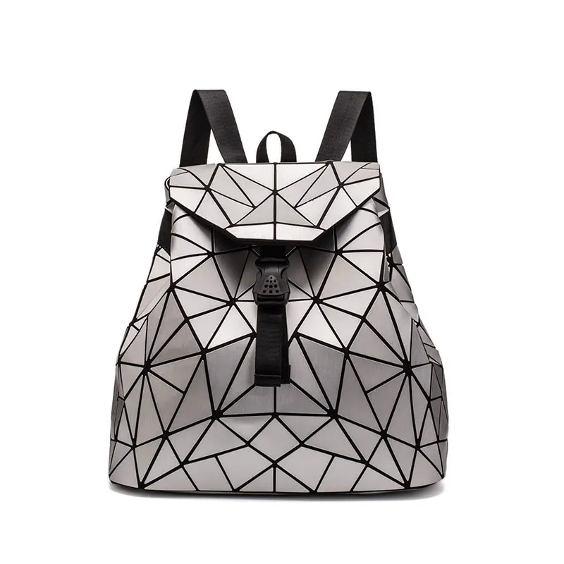 Женский рюкзак с геометрическим рисунком складной ранец на плечо школьные ранцы