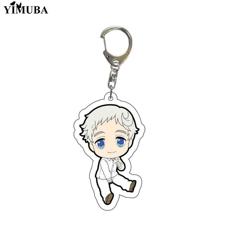 Новинка модный брелок для ключей с обещанием Neverland Эмма Норман Рэй кавайные Аниме