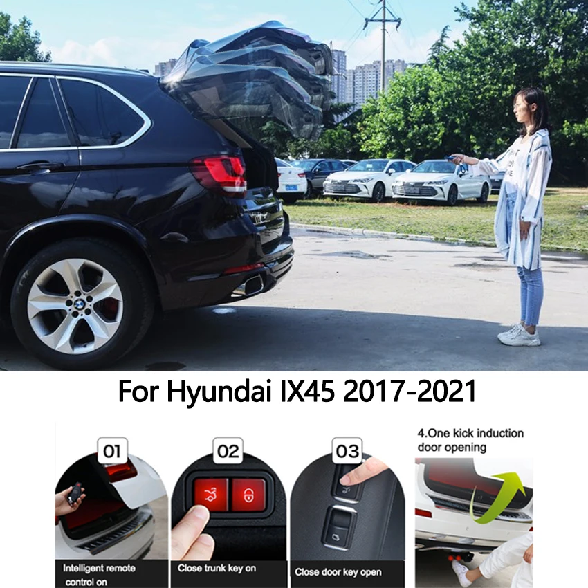 

Electric Tailgate For Hyundai IX45 2017-2021 Car Power Trunk Lift Electric Hatch Tail Gate Auto Rear Door Tail Box Intelligent