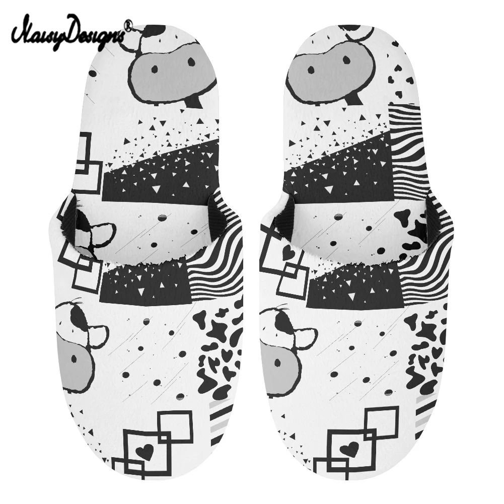 

NOISYDESIGNS Women Faux Fur Slippers Children Home Slippers Non-slip Slippers Winter Fluffy Slippers Boy Girl Non-slip Slippers