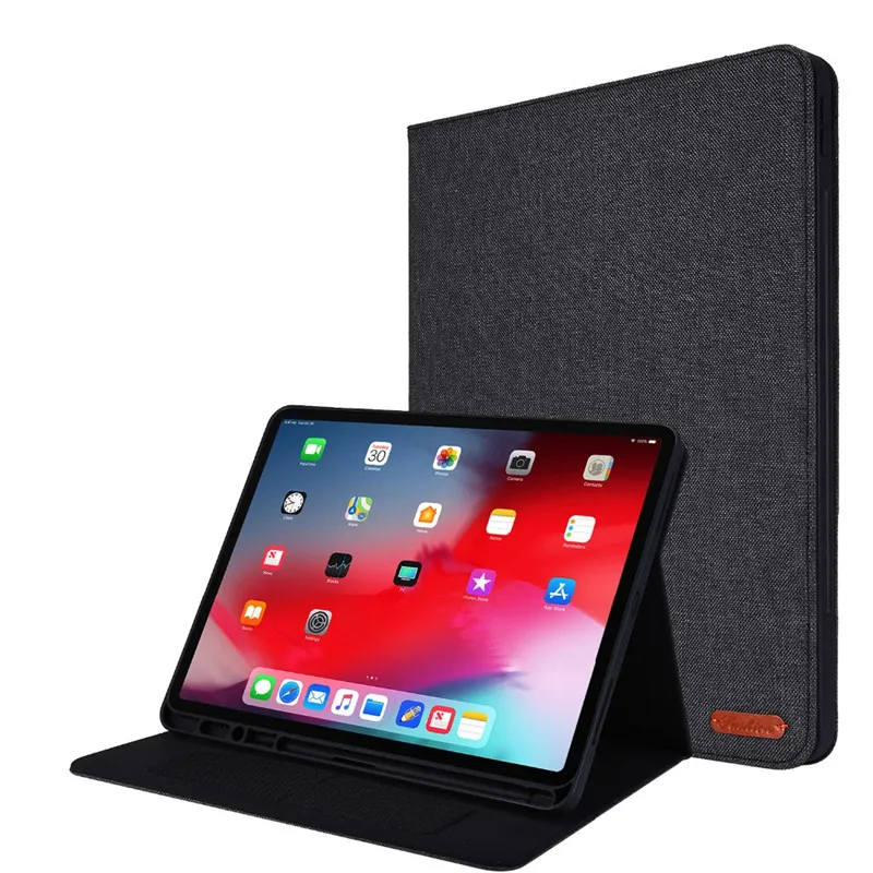Чехол для iPad Pro 12 9 2020 Ультратонкий чехол из искусственной кожи умный мягкий со