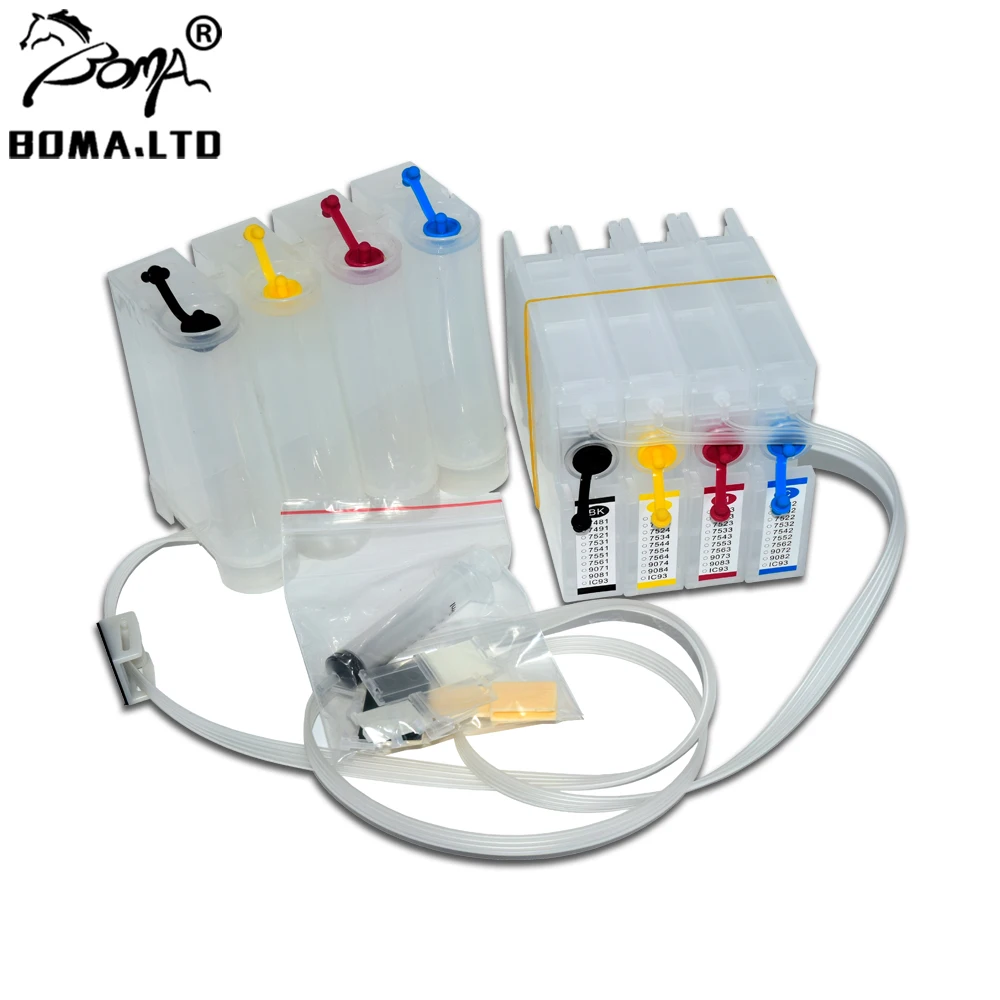 

BOMA.LTD, 6090, 6590, 8090, 8590, 748XL, 748, объемные чернила, система СНПЧ со стандартной фотографией EPSON