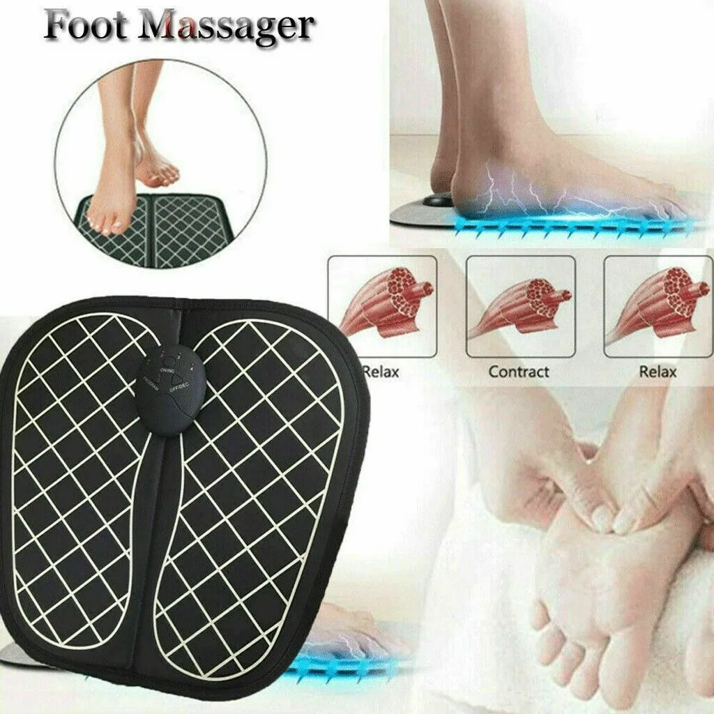 

Foot Massage Electric Intelligent Pulse Acupuncture USB Charging Improve Blood Circulation Relieve Ache Pain Health Care