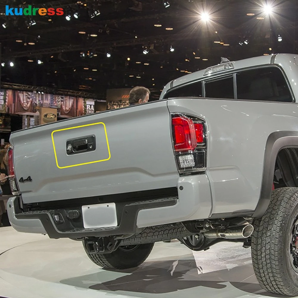 Хромированная Задняя ручка для багажника Toyota Tacoma 2015 2020 крышка чаши отделка