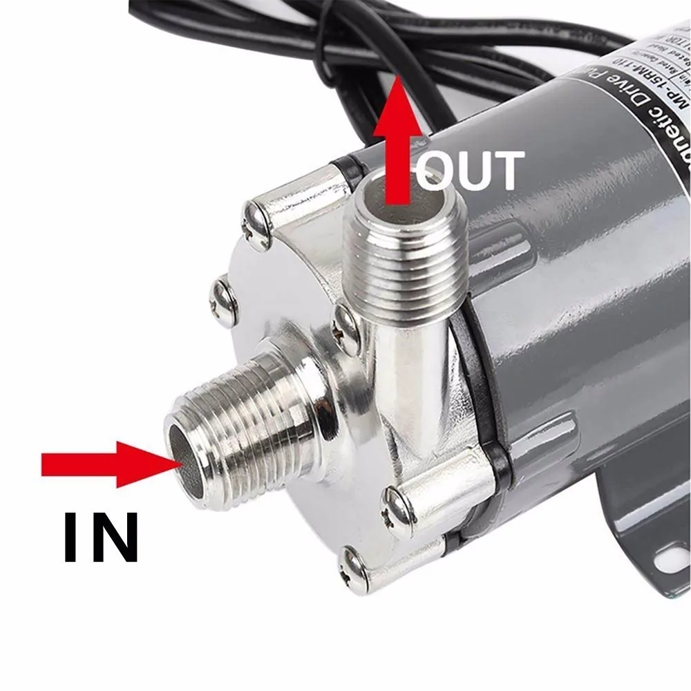 Насос пивоваренный из нержавеющей стали для сусла пивоварения пищевой Магнитный
