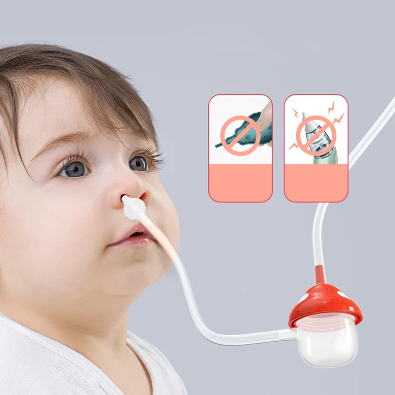 

Baby Nose Clean Silicone Infant Nasal Aspirator Wash Nasal Inhaler