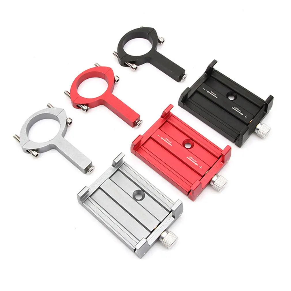 

Mobile Phone Holder Mount Bicycle Phone Navigation Fixed Bracket Moto Handlebar Aluminum Alloy for Phone GPS