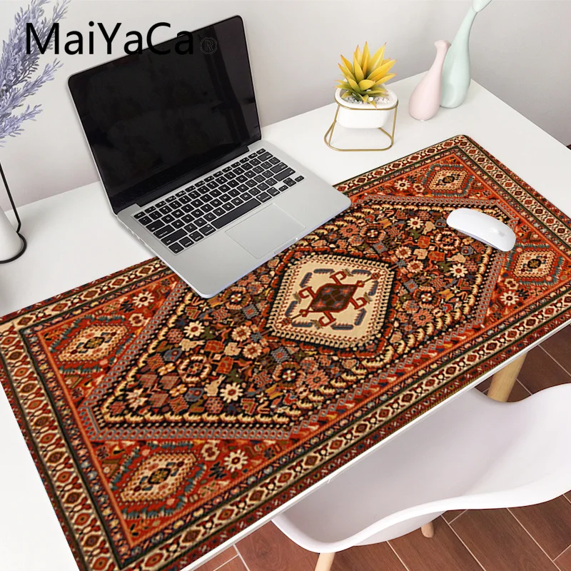 

Персидские коврики MaiYaCa, коврик для мыши с контролем скорости, большой игровой коврик для мыши с фиксирующим краем 900x300 мм для CS GO LOL Dota