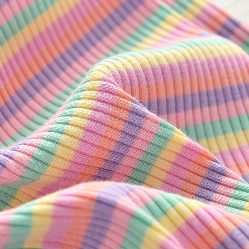 

Children's clothing Summer baby girl sling top Little girl knitted vest, girls color striped top 0-24m