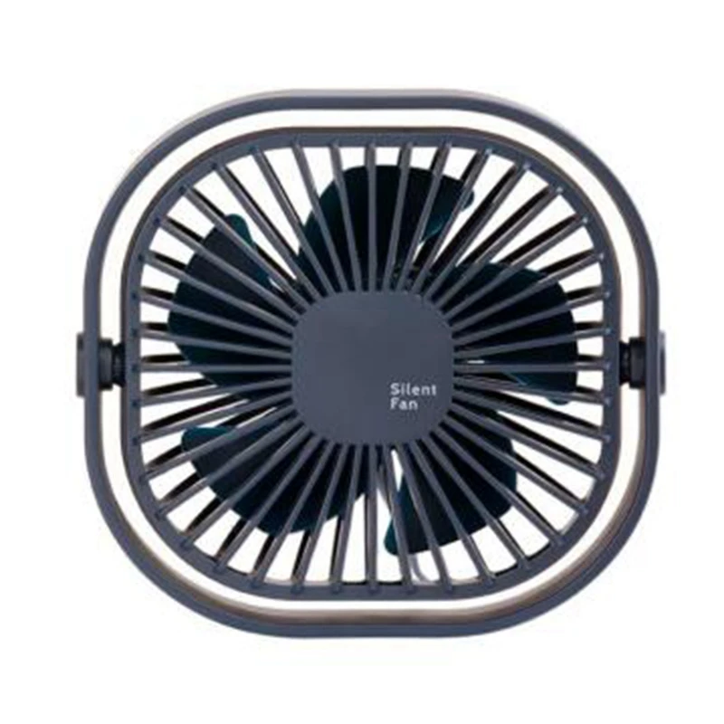 

Small USB Desk Fan,3 Speeds Strong Wind And 360° Rotatable, Quiet USB Air Circulator Fan With Anti-Slip Pad,Cooling