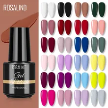 ROSALIND-esmalte de Gel semipermanente para uñas, Gel brillante, lámpara UV Led, conjunto de manicura para invierno
