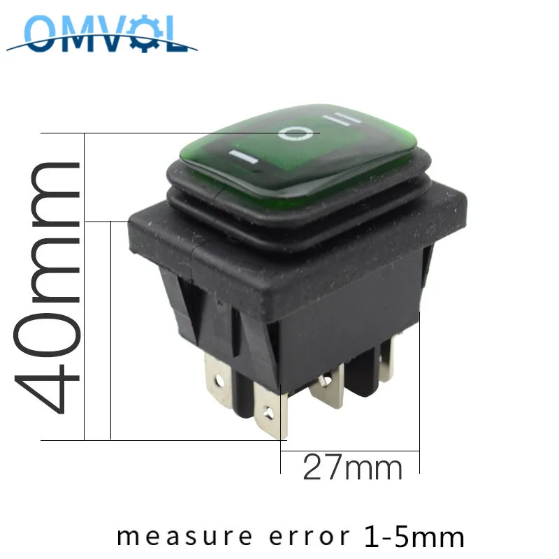 1 шт. 12В led фиксированный замок водонепроницаемый 6Pin кулисный переключатель 3