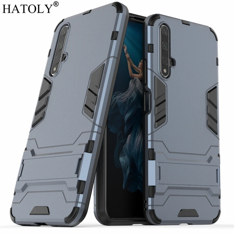 for armor case huawei nova 5t cases huawei nova 5t 6 7 8 se pro shockproof robot silicone hard back phone cover huawei nova 5t free global shipping