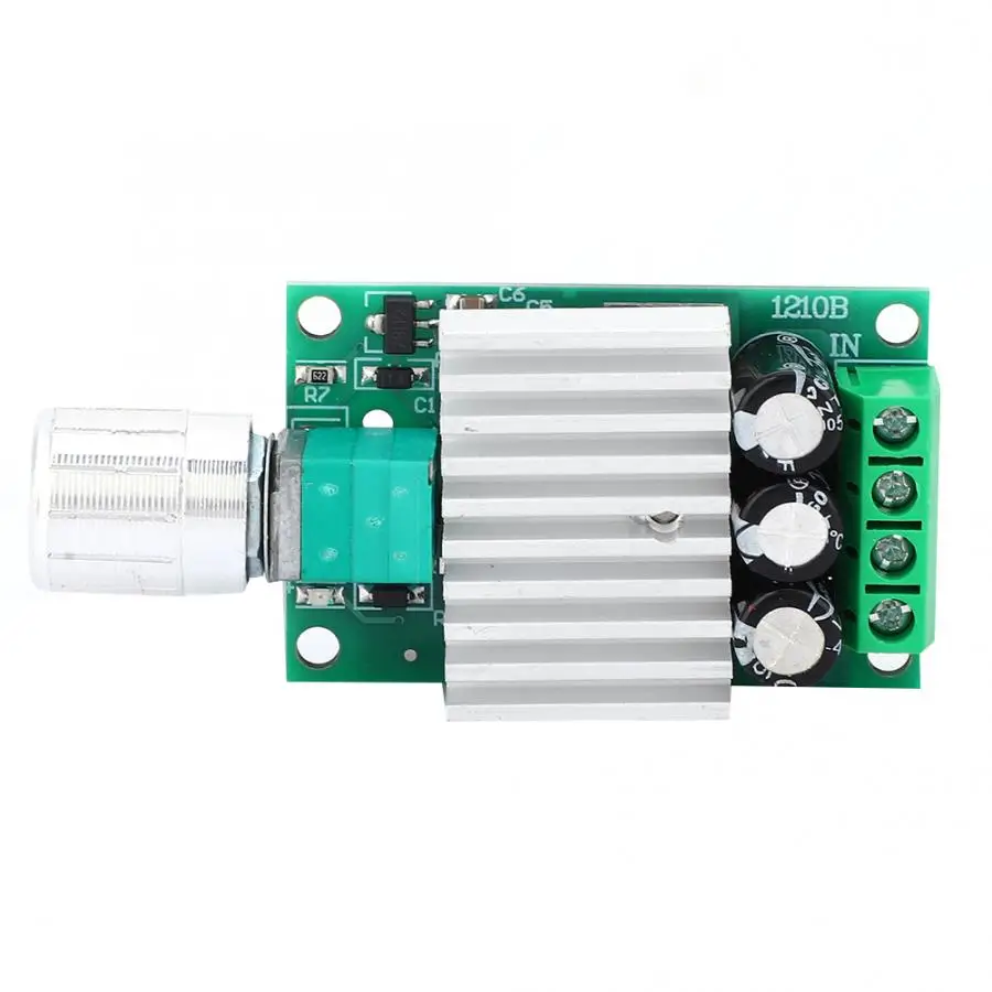 Контроллер электродвигателя постоянного тока PWM DC12V-30V 7A регулятор мощности