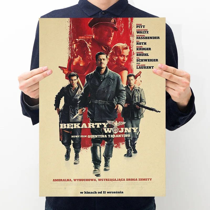 

Movie shameless bastard retro kraft poster room restaurant decoration painting art wall sticker pictures