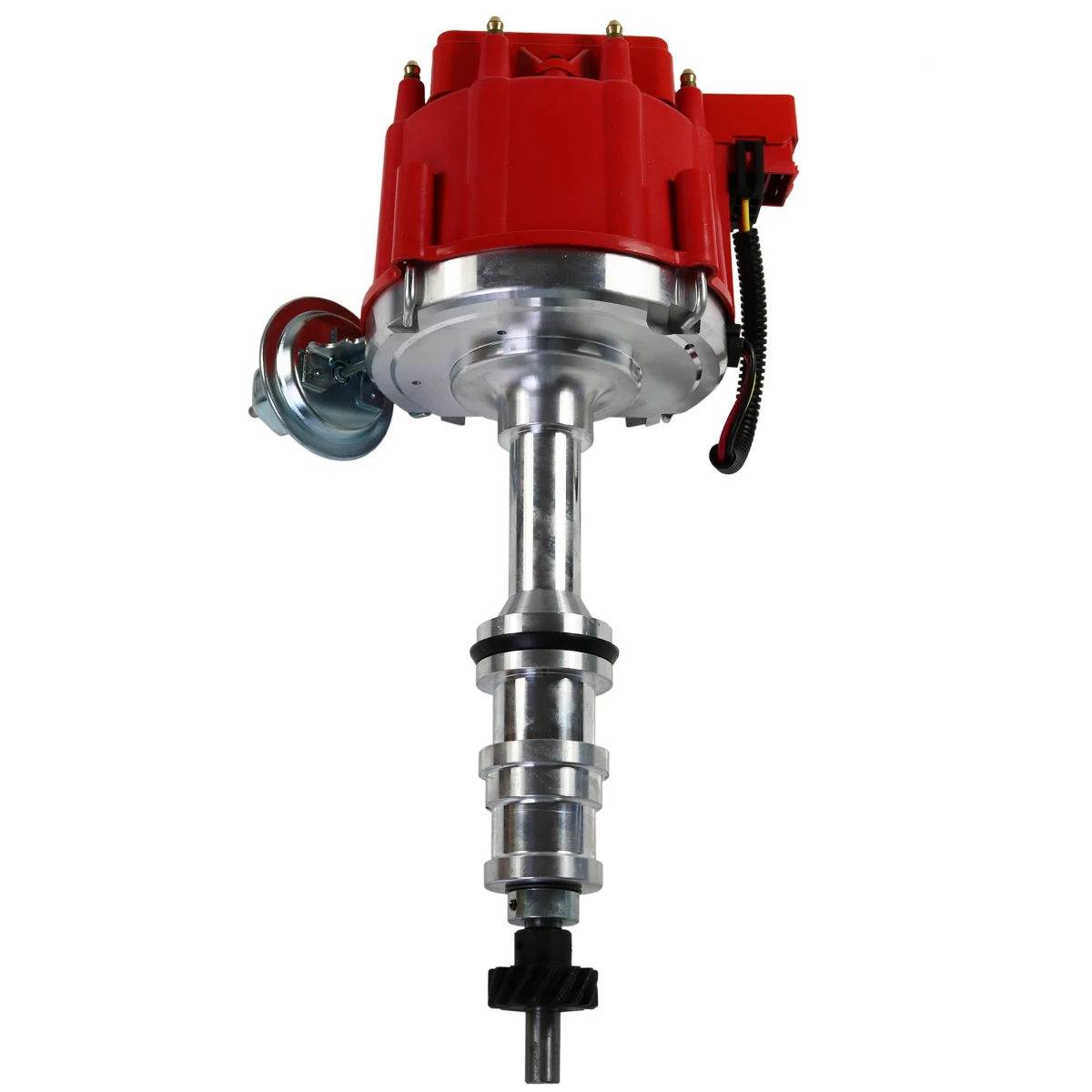 Free Shipping-Red Cap HEI Distributor For Ford "FE" FE V8 Engines 65,000 Volt 352 360 390 427