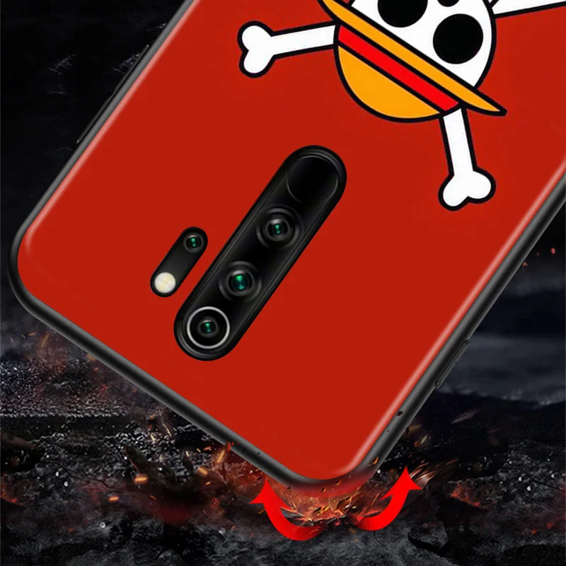 

Hot Japanese Anime One Piece Luffy For Xiaomi Redmi K40 K30T K30S K30i K30 K20 10X 9T 9i 9AT Ultra Pro 5G Black Phone Case