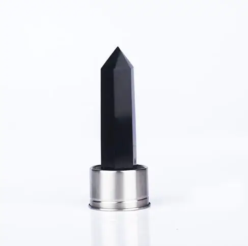 Новый продукт с украшением в виде кристаллов кварца бутылка драгоценный камень