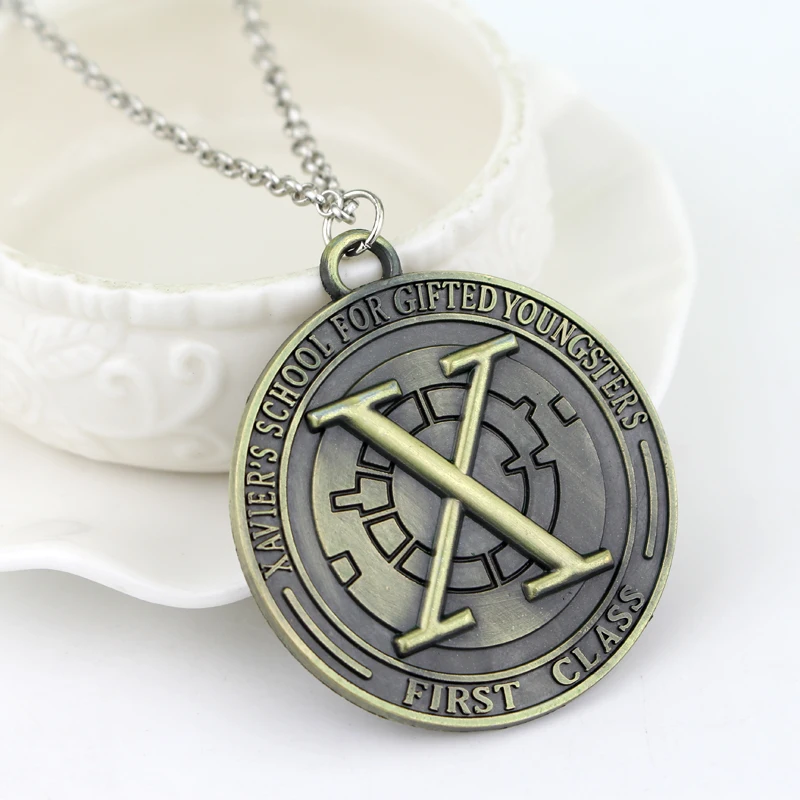 X-men Росомаха Логан матовый стальной двойной Dog Tag кулон ожерелье - Окраска металла: bronze