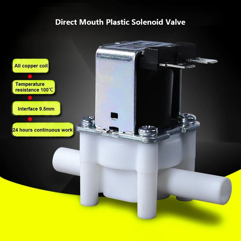 Электромагнитный клапан с прямым отверстием 6 3 мм 9 5 для аппарата обратного