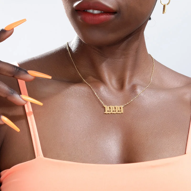 Ожерелья с подвесками в готическом стиле из нержавеющей стали 1985 2020|Ожерелья