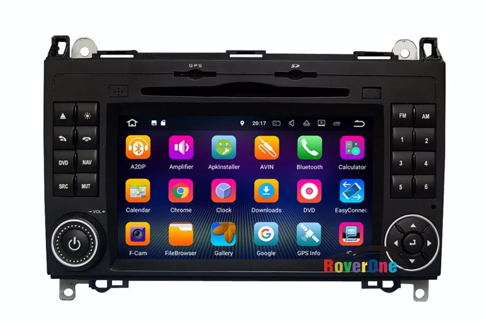 Автомагнитола для Mercedes B170 B180 B200 Viano Vito Android 7 1 DVD радио стерео GPS навигация