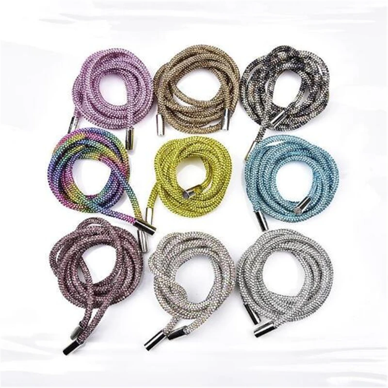 Круглая стразы резиновый шланг алмазная труба обрезка ювелирных изделий шнурок
