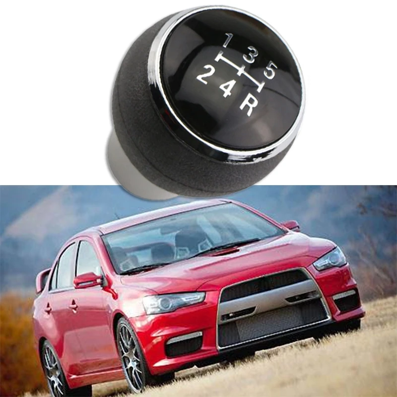 Автомобильная 5 скоростей Ручка переключения передач MT гандбол для Mitsubishi Lancer EX EVO
