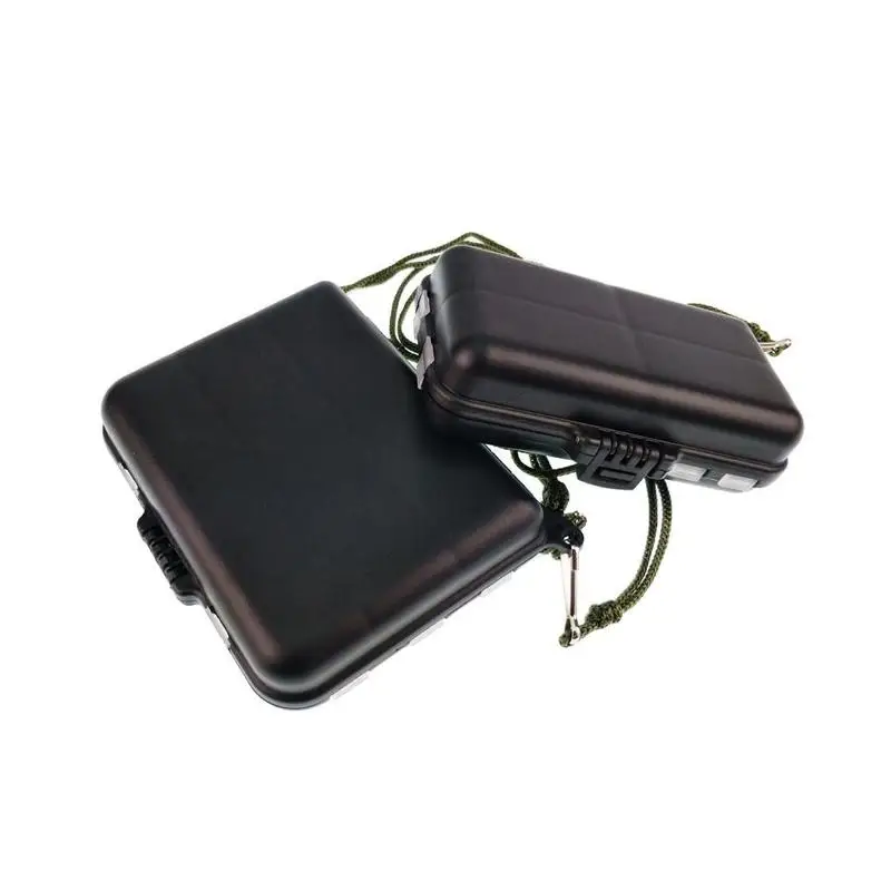 Малый/Большой Черный рыболовные принадлежности коробка Пластик подстилающего