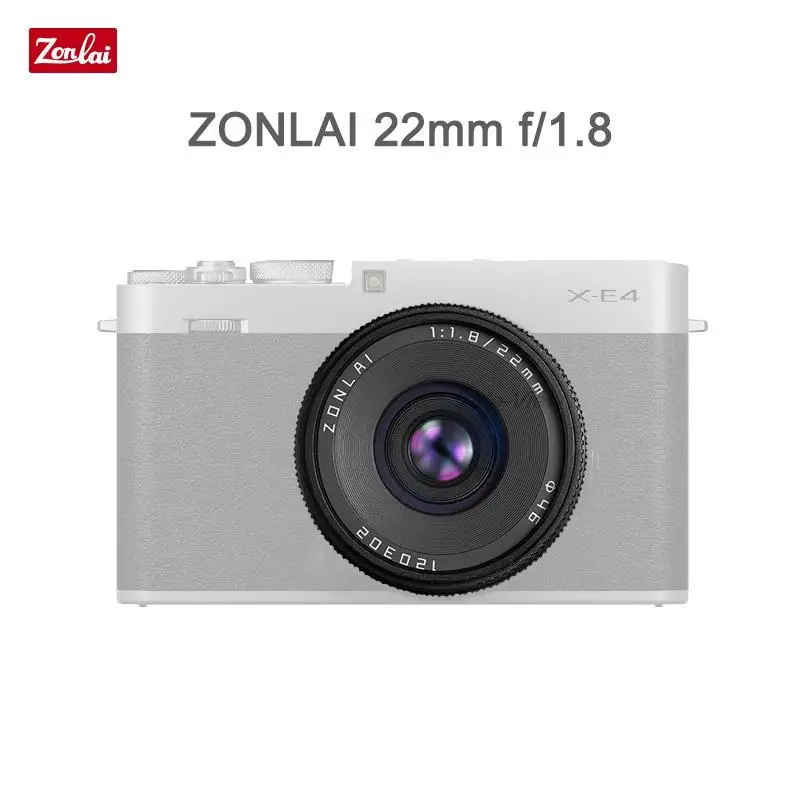 Zonlai 22 мм F1.8 ручной основной объектив для Fuji Sony E Micro 4/3 Canon фотографическое