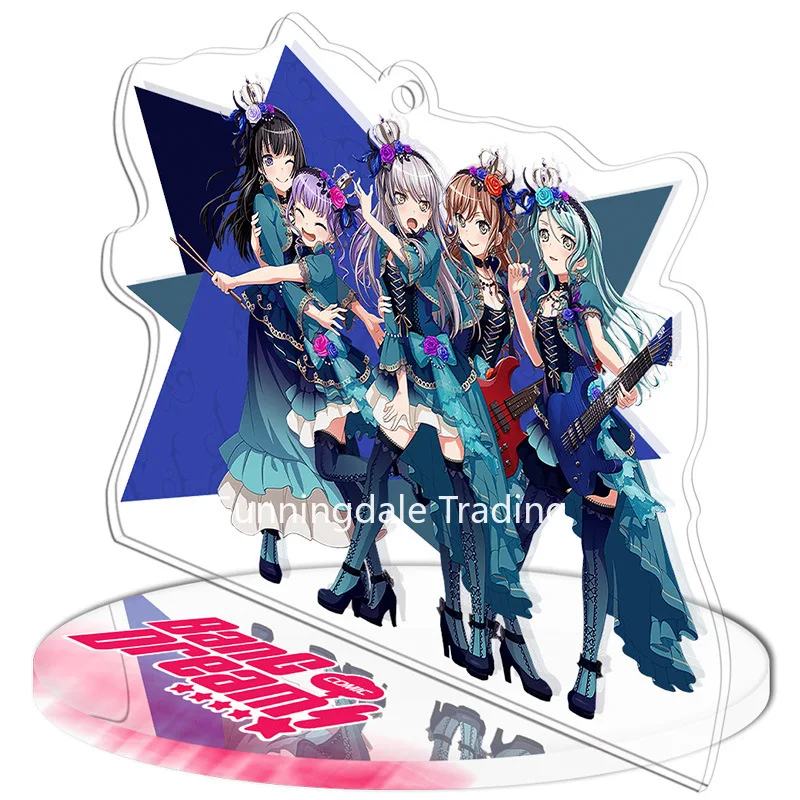 BanG Dream! Аниме Toyama Kasumi Arisa Ichigaya Ushigome RimiStand Акриловый Брелок фигурка держатель