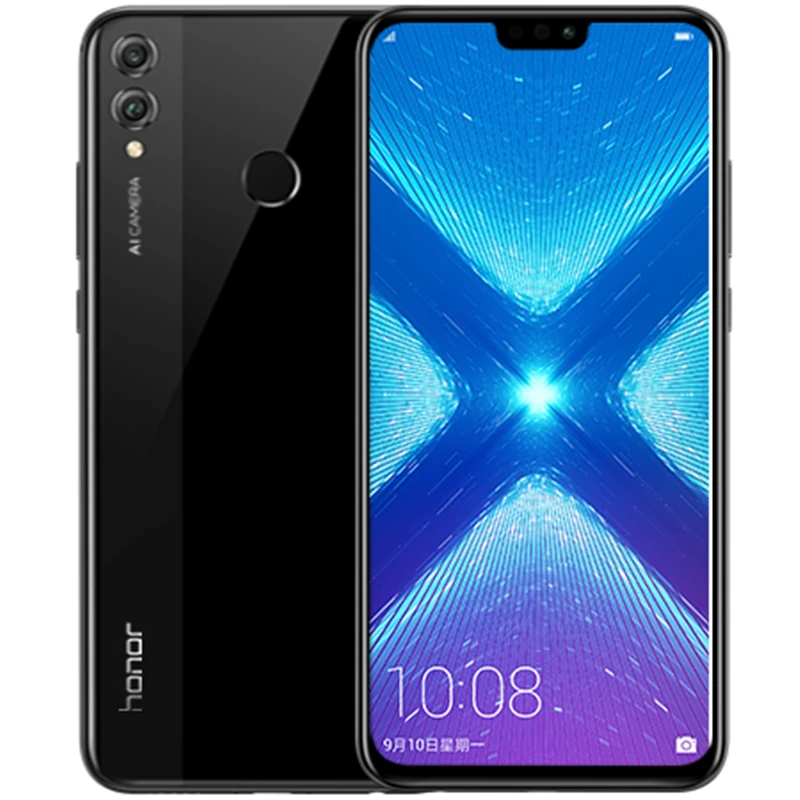 Honor 8X 6 5 дюймов мобильный телефон 4 Гб + 64 ГБ Android 8 1 многоязычный 20 МП Восьмиядерный