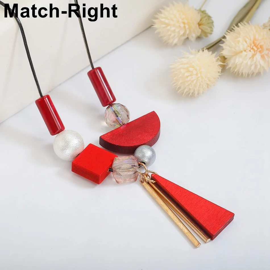 Женские ожерелья и подвески Match Right массивное винтажное ожерелье с бусинами