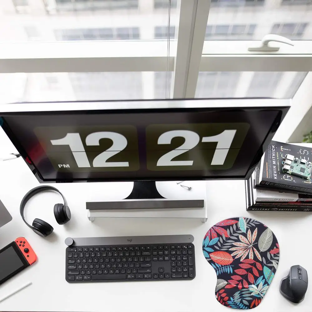 

Color Mouse Pads Trackball PC Thicken mouse mat with wrist rest Mousepad Gamer Mice mats Desktop PC Computer for Office Game LOL