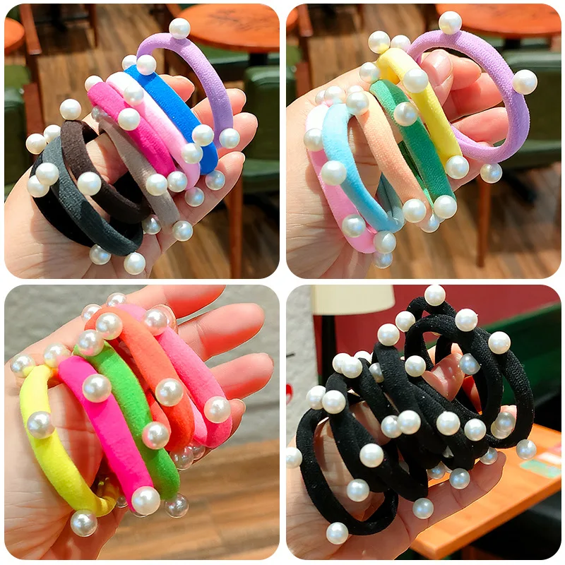 

100 шт., Женская резинка для волос в Корейском стиле