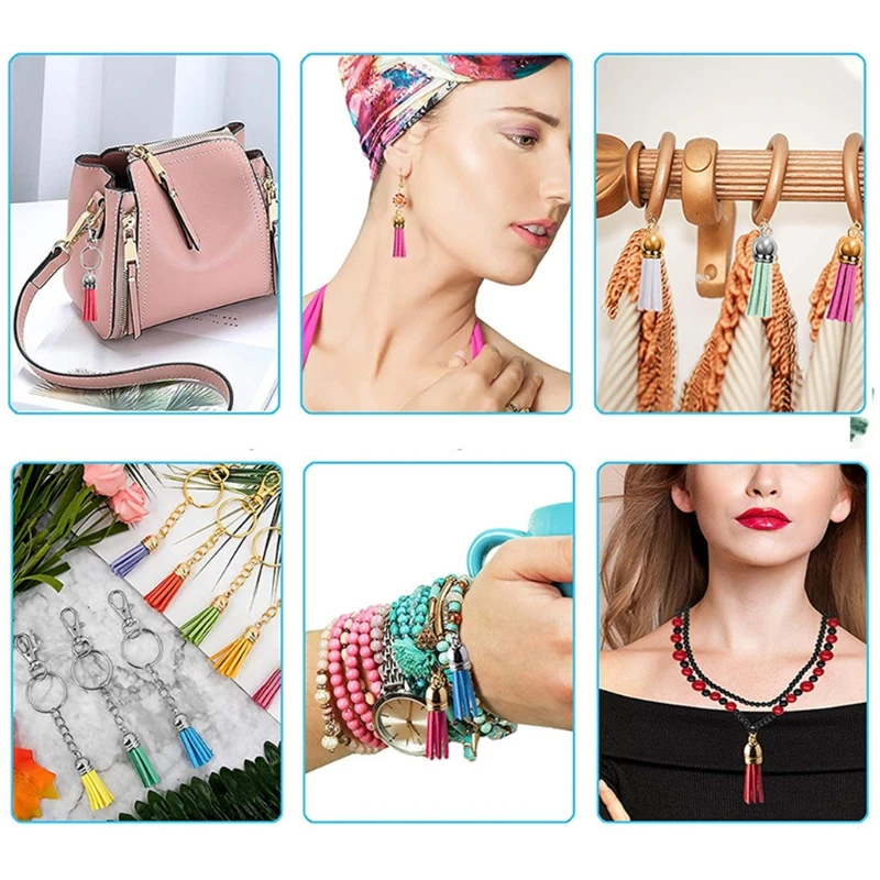 100/60 шт. подвески из искусственной замши | Украшения и аксессуары