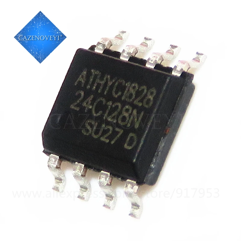 10 шт./лот Новинка AT24C128 24C128 AT24C128N AT24C128AN AT24C128N-10SU-2.7 памяти IC SOP-8 в наличии |