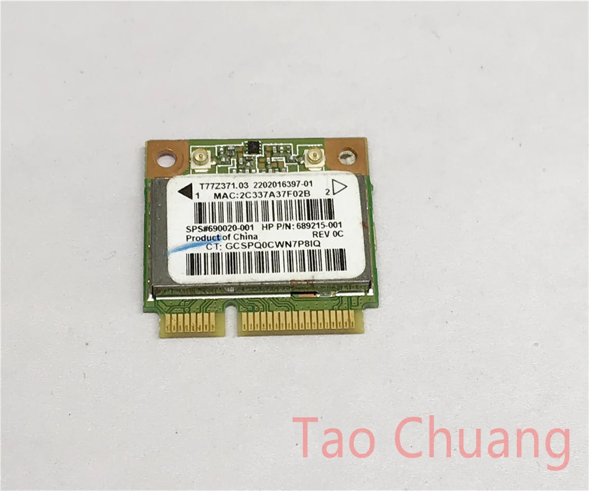 

P/N 689215-001 FOR HP 15 15-n 15-e WiFi Wireless LAN BT Combo rt3290le SPS 690020-001