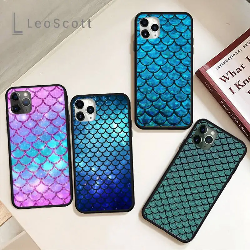 

Mermaid Fish Phone Case for iPhone 11 12 pro XS MAX 8 7 6 6S Plus X 5S SE 2020 XR