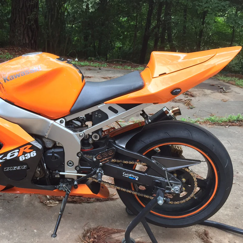 Обтекатель заднего сиденья для 2003 2004 Kawasaki Ninja ZX6R ZX 6R 636 2005 Z1000 Z750 Z 2006 1000 Обложка