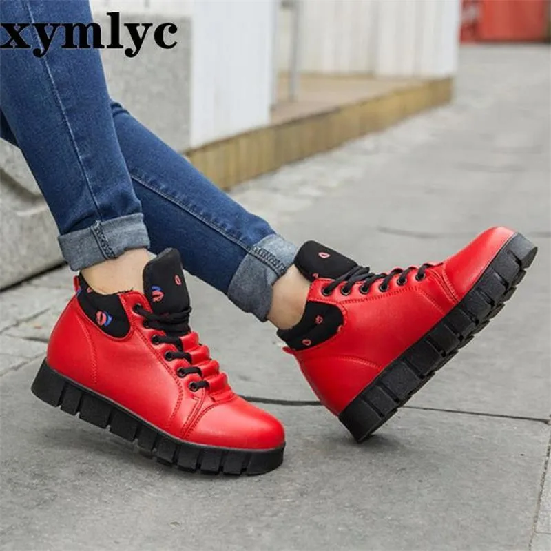 Женские повседневные сапоги для снежной погоды с бархатной подкладкой теплые