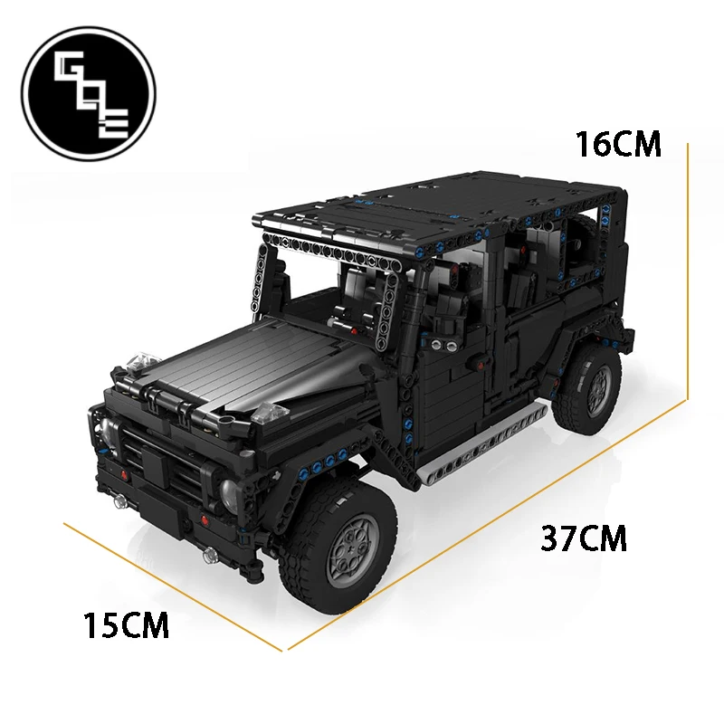 

New High-Tech series super sport car MOC-2425 G500 model Creative Ideal Diy building blocks bricks toys for kids Christmas gifts