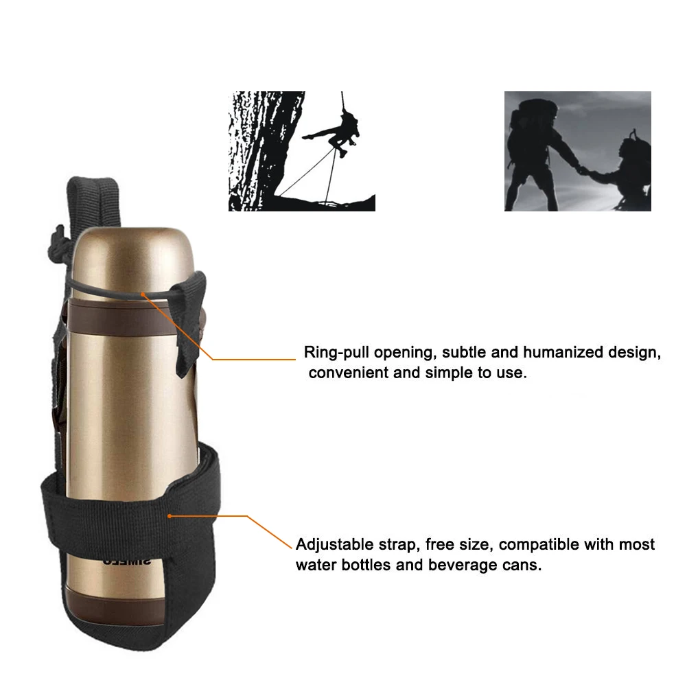 Уличный простой минималистичный держатель для бутылки с водой нейлоновый