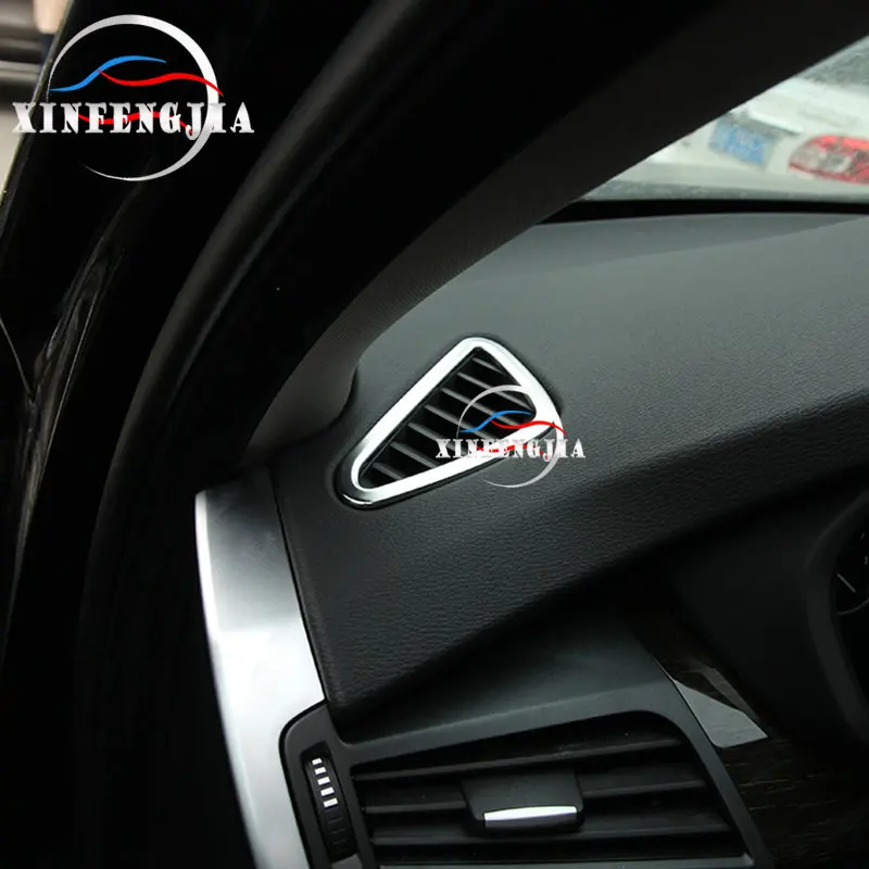 

For BMW X5 X6 F15 F16 2014-2018 2pcs Upper Air Condition Outlet Frame Cover Trim