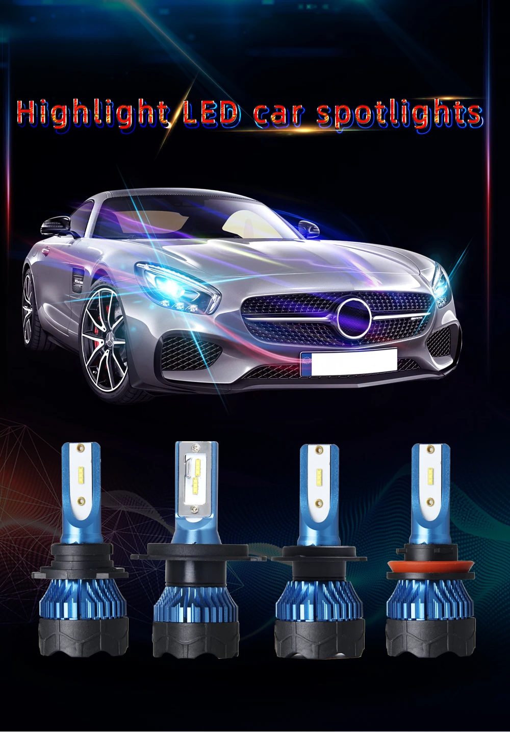 BraveWay 12000LM со светодиодными кристаллами турбо светодиодный лампы для автомобилей H1 H7 HB3 HB4 H11 светодиодный H4 противотуманные Автомобильные фары 12 в источник питания H7 светодиодный лампы для передних фар