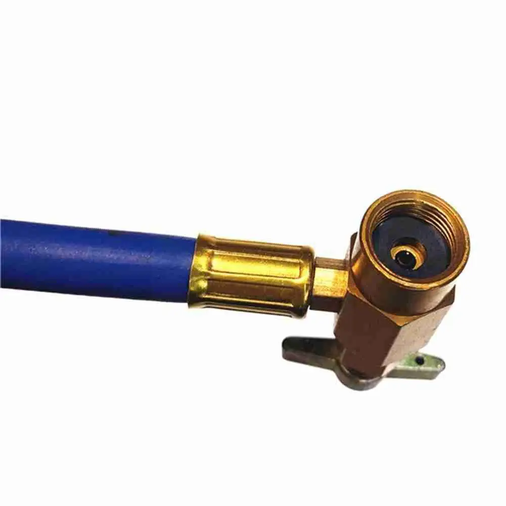 

Car Air Conditioning AC R134A Refrigerant Recharge Can Hose Gauge A/C Tap Recharge Measuring With 1/2 Kit Measuring R7R1