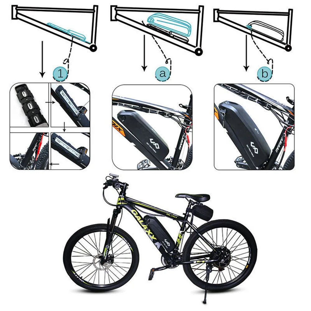 

21700 18650 Hailong EBike Battery 36V 48V 52V Panasonic Sanyo Electric Bicycle Batteries for Bafang BBSHD BBS02 Motor
