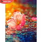 HUACAN Алмазная картина вишневого цвета полностью квадратная дрель Алмазная вышивка цветок Алмазная мозаика вышивка крестиком Декор для дома